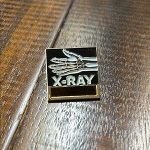 X-Ray Skeleton hand badge holder